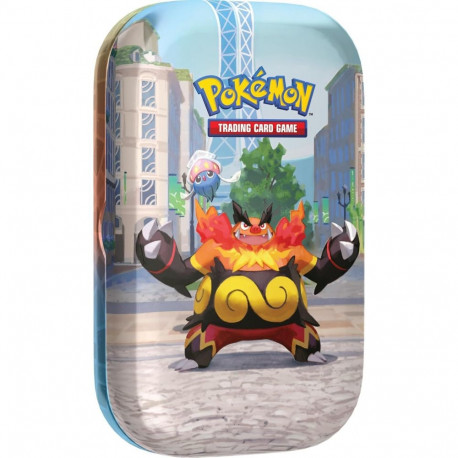 Collectible Card Game - Pokémon TCG Lumiose City Mini Tin Emboar, 2 Booster Packs, Sticker Sheet, Co