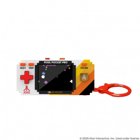 MY ARCADE PIXEL POCKET PRO ATARI nešiojama žaidimų konsolė 25 žaidimai viename