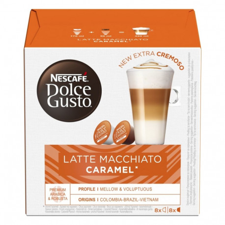 Kohvikapslid Nescafe Dolce Gusto Caramel Latte Machiatto, 10.55g