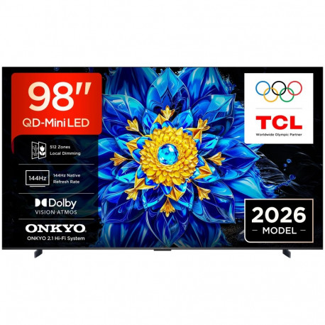 TCL P8L 98P8L TV 2.49 m (98") 4K Ultra HD Smart TV Wi-Fi Black 1000 cd/m²