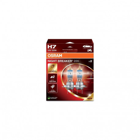 OSRAM autopirnid NIGHT BREAKER 220 H7 halogeensed 2pc(s)