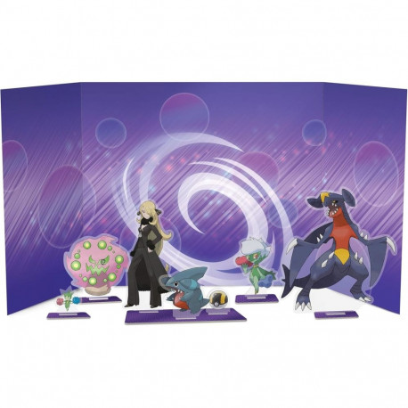 Collectible Card Game - Pokémon TCG: Cynthia's Garchomp Ex Premium Collection, 6 Booster Packs, Foil