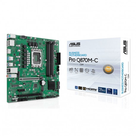 ASUS emaplaat PRO Q870M-C-CSM Intel® Q870 LGA 1851 (Socket V1) micro ATX