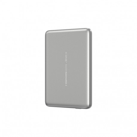 X-ONE Razor 2 Magcharge Ultraslim (7,6mm) power bank compatible with MagSafe 5000mAh - silver