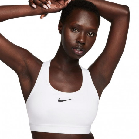 Nike spordirinnahoidja Swoosh DX6821 100L keskmise toestusega, valge