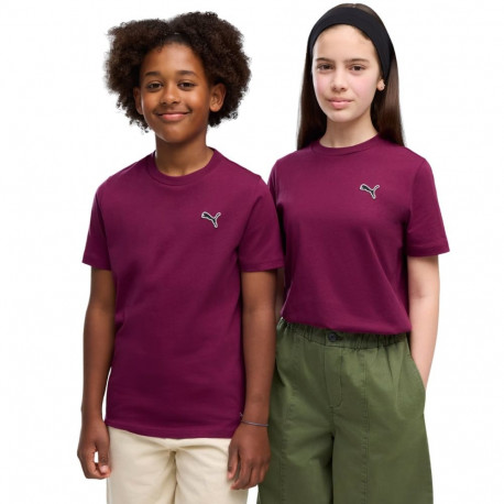 Puma laste t-särk 694700 41 Cls Badge Cat Tee, lilla