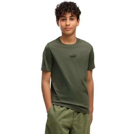 Puma laste t-särk ESS Small No.1 692975 keskse logoga 86 128cm, khaki