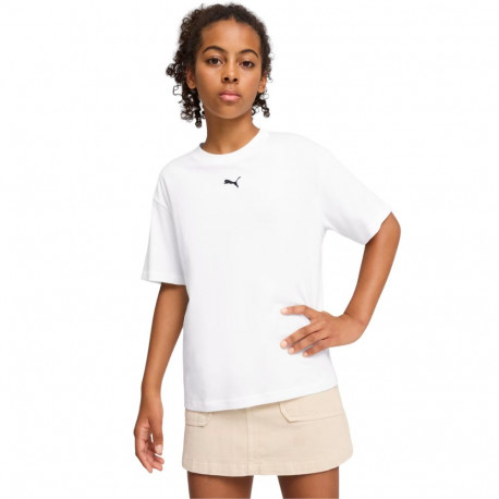 Puma t-särk 685131 02 ess centered cat logo boxy-lõike 164cm, valge
