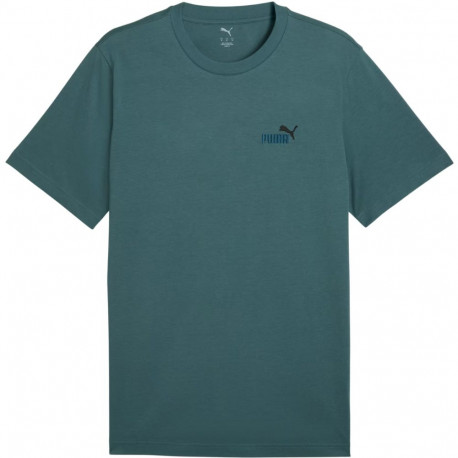Puma meeste t-särk 684717 90 M Ess 2 Color väike nr 1 logo, roheline
