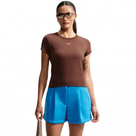 Nike naiste t-särk Sportswear Chill Knit FV5508 259 S, helepruun