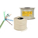 FTP Solid Cable Cat.6 100m gray