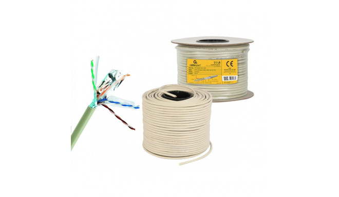 FTP Solid Cable Cat.6 100m gray