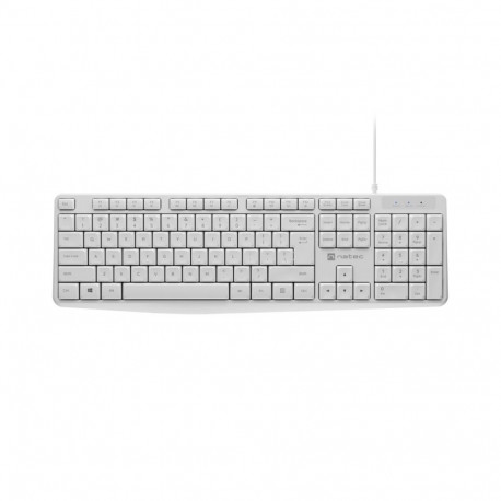 Keyboard Nautilus US slim white