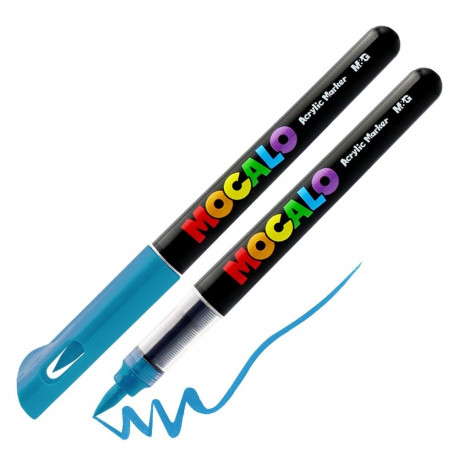 M&G Mocalo akrüülmarker pintselotsaga - Turquoise 704