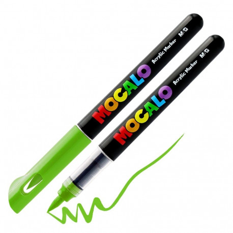 M&G Mocalo akrüülmarker pintselotsaga - Light Green 503