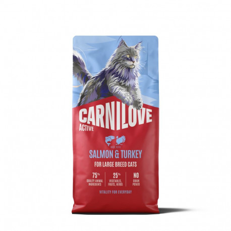 Carnilove Active Salmon & Turkey Adult LB cat food 6kg