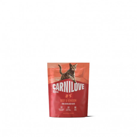 Carnilove Active Beef & Venison Adult Sterilised cat food 0.4kg