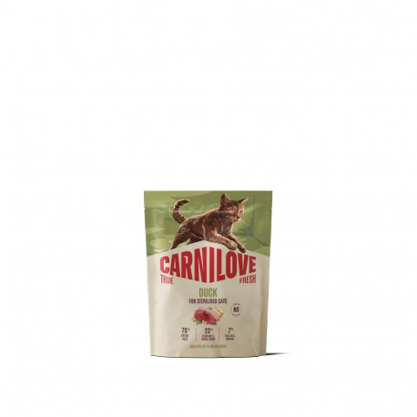 Carnilove True Fresh Duck Adult Sterilised kassitoit 0,4kg