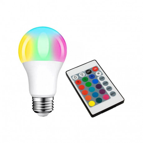 ZD7C Żarówka led rgb pilot e27 3w