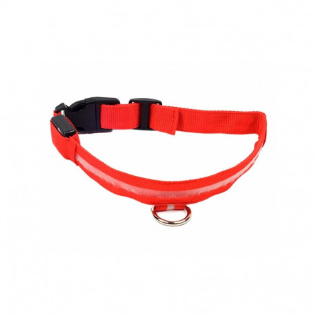 Helendav LED-kaelarihm AG232 32-37cm, punane