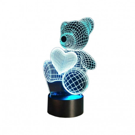 ZD98J karukujuline öölamp 3D LED
