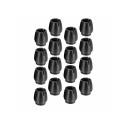 AG562K Nakładki nogi 16szt 25-29mm czarne