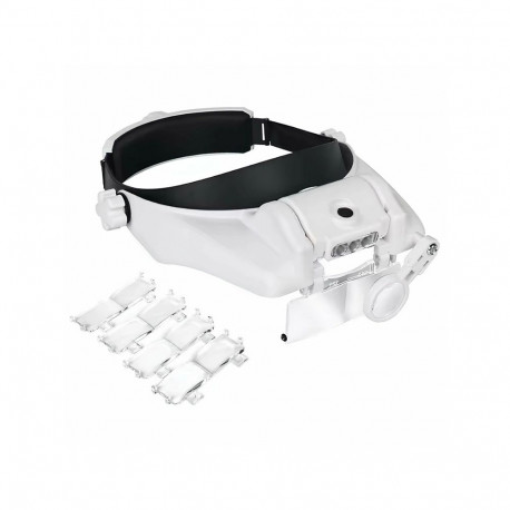 AG578B Okulary powiększające led 8x