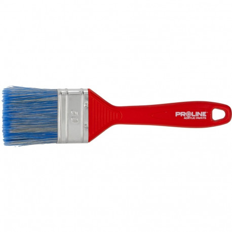 Pędzel płaski standard 50mm,rączka plastik,akryl,proline