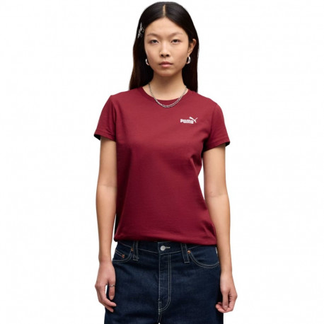 Koszulka damska Puma ESS Small No.1 Logo Tee(s) brązowa 682373 23 L
