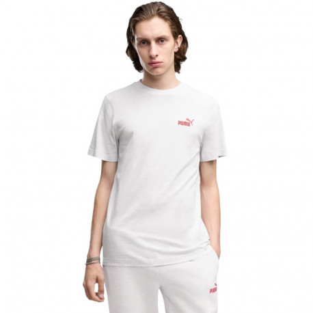 Koszulka męska Puma ESS Small No.1 Logo Tee(s) jasnoszara 682535 05 L