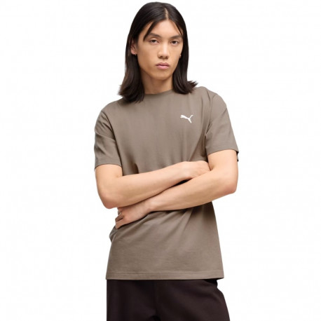 Koszulka męska Puma Wardrobe Ess Tee ciemnobeżowa 629644 81 2XL
