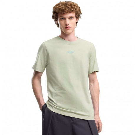 Koszulka męska Puma ESS Small No.1 Logo centered Tee jasnozielona 692912 28 2XL