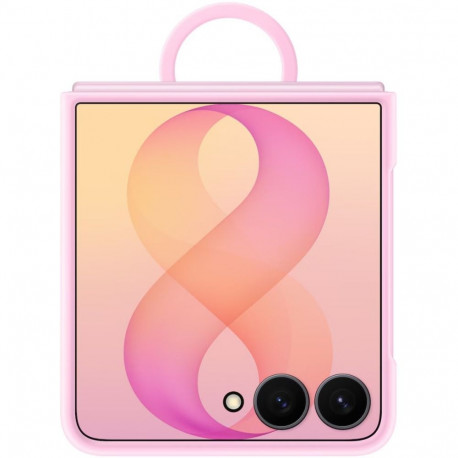 Mobiili tagakaas Samsung Galaxy Z Flip8 Silikoon Ring Magnet, roosa