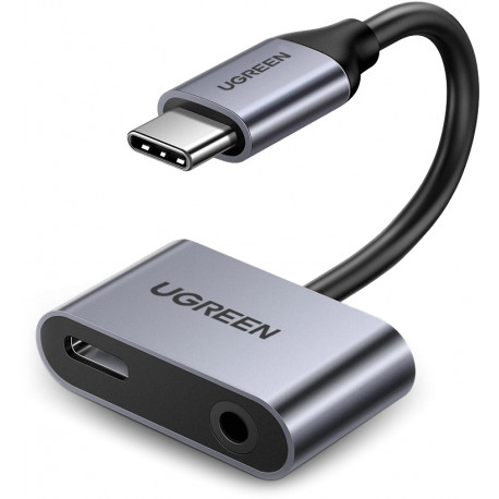 Ugreen adapter USB-C - USB-C/3,5mm 2in1