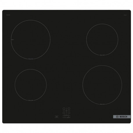Bosch induktsioonpliidiplaat Serie 2 PUG61RAA5E integreeritav 60cm 4 tsooniga, must