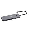 Verbatim CMH-08 USB Type-C 5000 Mbit/s Silver