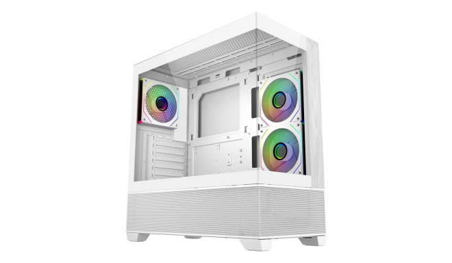 Cooler Master miditorni korpus Elite 690 Wood, valge