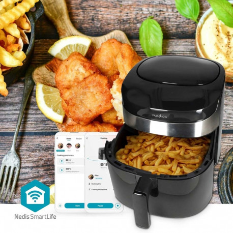 Nedis õhufritüür KAAF180BKW ühekambriline eraldiseisev 7.2L 1800W, must