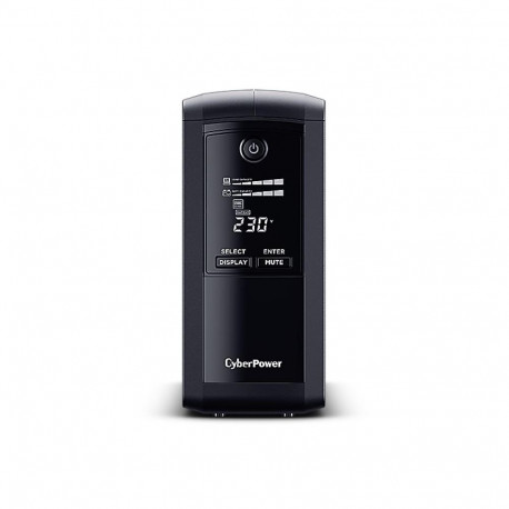 UPS - CyberPower VP700ELCD 700VA, LCD Display, Automatic Voltage Regulation