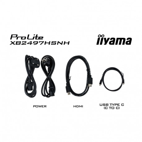 Iiyama monitor ProLite XB2497HSNH-B1 60.5cm (23.8") 1920 x 1080 pikslit Full HD LED, must