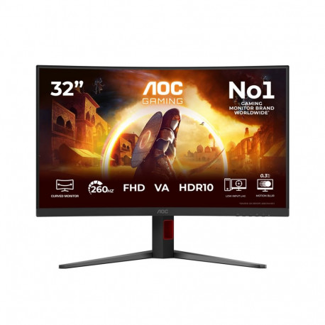 AOC G4 C32G4Z computer monitor 80 cm (31.5") 1920 x 1080 pixels Full HD LCD Black, Red