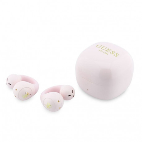 Guess Mini Classic Logo OWS Wireless Earphones Pink