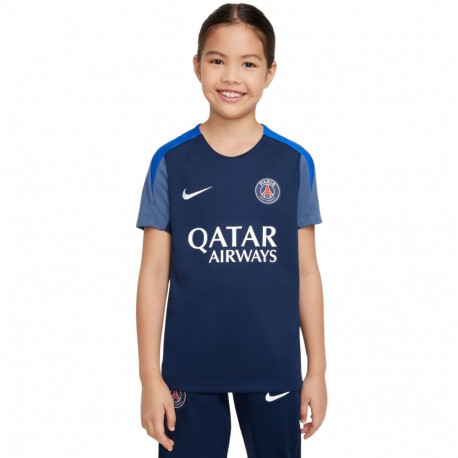 Koszulka dla dzieci Nike Paris Saint Germain Strike granatowa HJ7836 411 XS