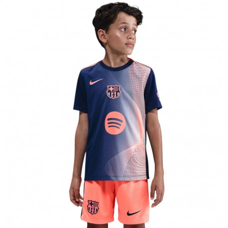 Nike laste t-särk HM4185 411 FC Barcelona Academy Pro XL, tumesinine-oranž