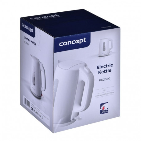 Electric Kettle - Concept RK2380 1.7L 2200W Auto Power-Off White