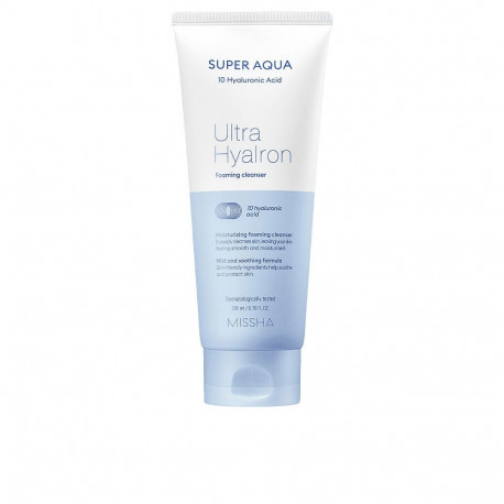 MISSHA SUPER AQUA ultra hyalron foaming cleanser 200 ml