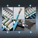 Patch Panel - Extralink CAT6A STP, 24 ports