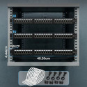 Patch Panel - Extralink CAT6A STP, 24 ports