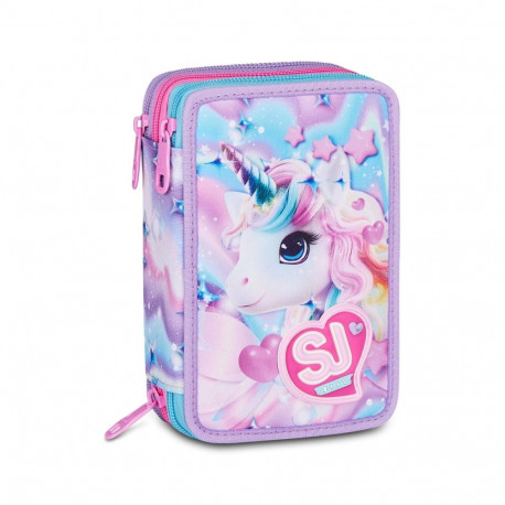 Täidetud pinal 3-lukuga SJ Gang Glow Unicorn Girl