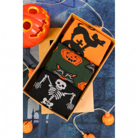 SOKISAHTEL Halloweeni kinkekarp VESPER 3 sokipaariga